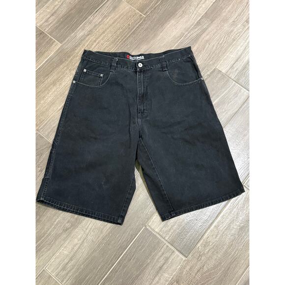 Vintage y2k Mens Black Southpole Jorts Size 36 - Picture 1 of 9
